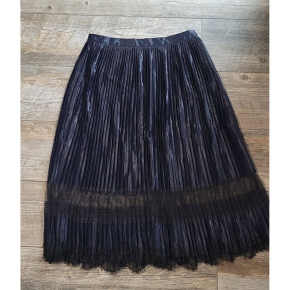 Ultra Pink Woman's Skirt‎ Pleated Black Size S A30 - Picture 1 of 6